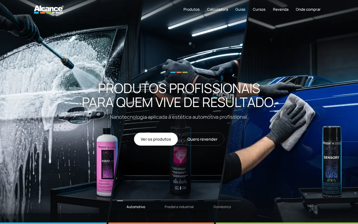 Site novo, página inicial